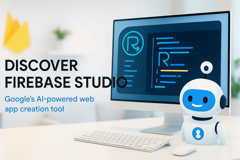 Illustration de l'article : Découvrez Firebase Studio : l’Outil Révolutionnaire pour Créer des Applications Web IA – par Reactive Tech Solutions