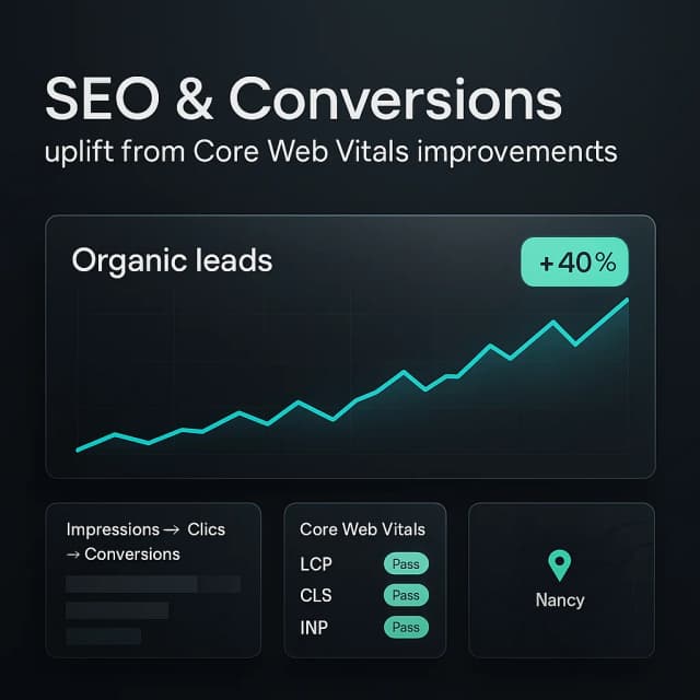 SEO & Conversions - Optimisation INP Nancy