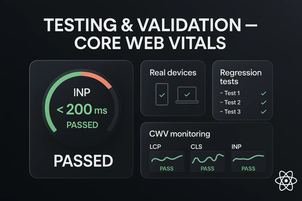 Tests & Validation - Optimisation INP Nancy